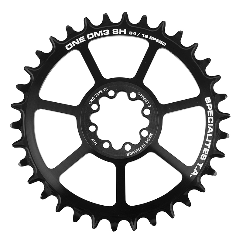 PLATEAU VTT DIRECT MOUNT POUR SRAM GX - XX1 - X01 TA ONE DM3 8H 34DTS 11-12V. NOIR (TRANSMISSION BOOST DEPORT 3MM) PLATEAU VTT DIRECT MOUNT POUR SRAM GX - XX1 - X01 TA ONE DM3 8H 34DTS 11-12V. NOIR (TRANSMISSION BOOST DEPORT 3MM)