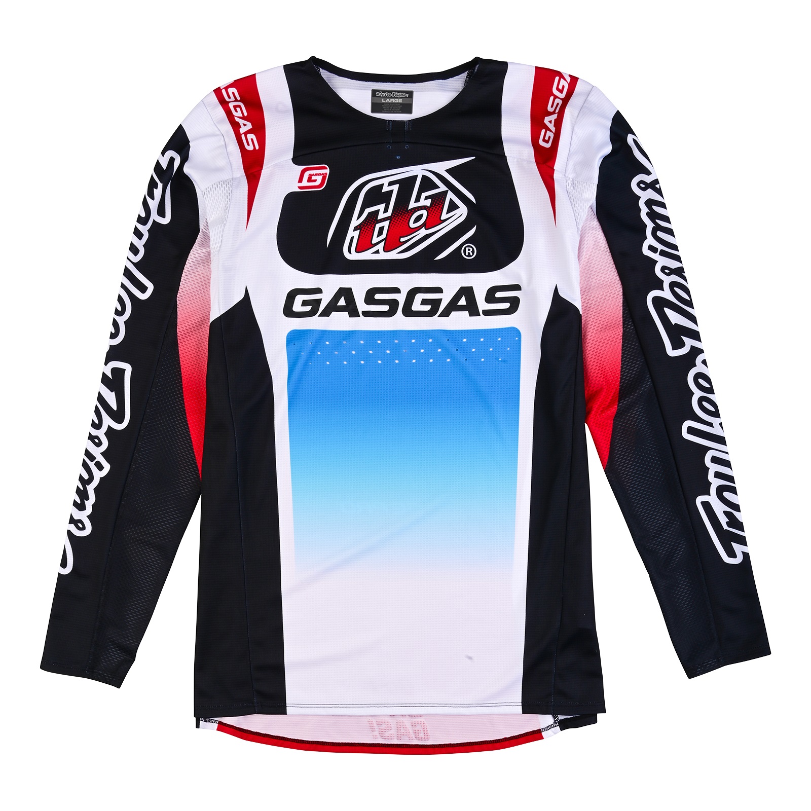 TROY LEE DESIGNS SE PRO JERSEY, GASGAS FUMES, BLACK/WHITE, L, L