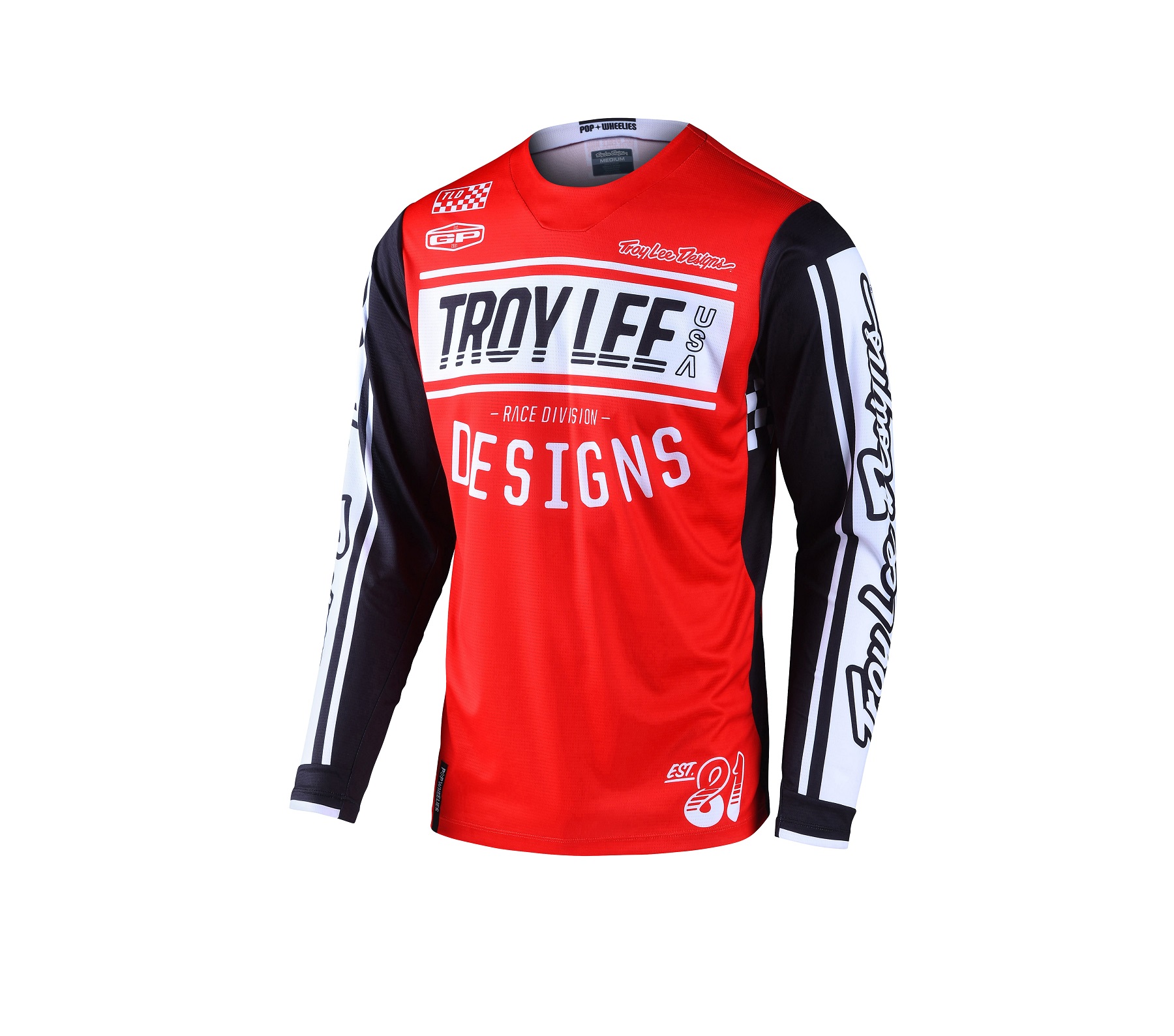 TROY LEE DESIGNS GP JERSEY, RACE 81, RED, M