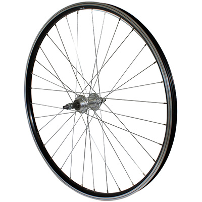 ROUE VTC PATIN 700 X 35 - 28" P2R ARRIERE ALU NOIR DOUBLE PAROI MOYEU ALU AXE PLEIN ROUE LIBRE 7-6V ROUE VTC PATIN 700 X 35 - 28" P2R ARRIERE ALU NOIR DOUBLE PAROI MOYEU ALU AXE PLEIN ROUE LIBRE 7-6V