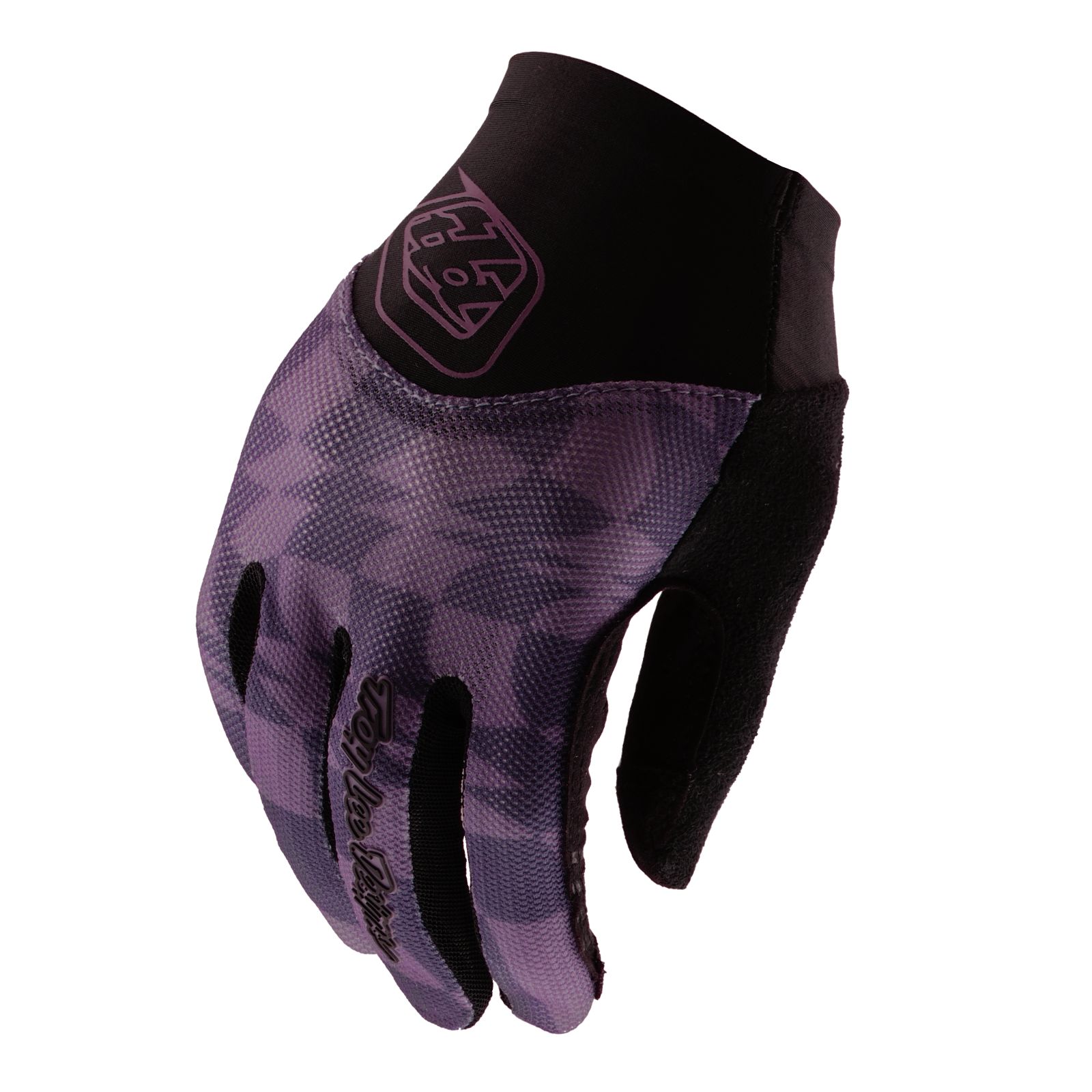 TROY LEE DESIGNS WOMENS ACE GLOVE, TWISTED CHECKERS, DEEP PURPLE, L, L