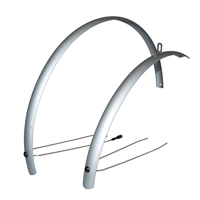 GARDE BOUE CITY-VTC TRINGLES 28'' STRONGLIGHT ALU R'LIGHT 41MM GRIS MAT (PAIRE) AVEC FIXATION CLASSIC TRINGLES INOX GARDE BOUE CITY-VTC TRINGLES 28'' STRONGLIGHT ALU R'LIGHT 41MM GRIS MAT (PAIRE) AVEC FIXATION CLASSIC TRINGLES INOX