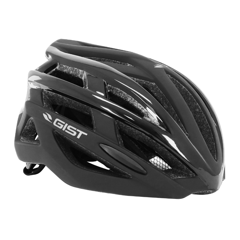 CASQUE VELO ADULTE GIST ROUTE PLANET NOIR IN-MOLD TAILLE 58-62 REGLAGE MOLETTE 212GRS CASQUE VELO ADULTE GIST ROUTE PLANET NOIR IN-MOLD TAILLE 58-62 REGLAGE MOLETTE 212GRS