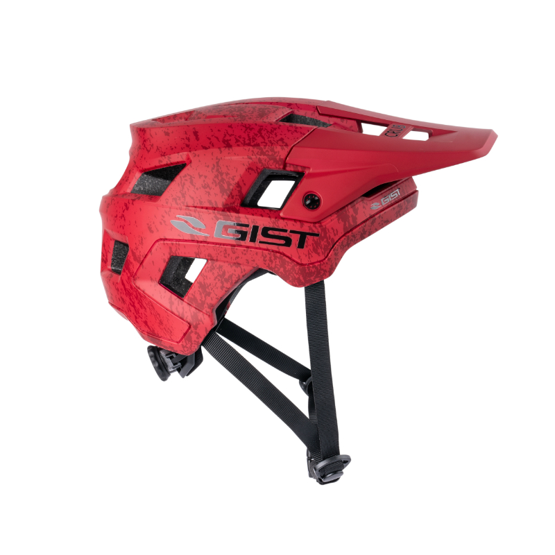 CASQUE VELO ADULTE GIST VTT SCRUB ROUGE IN-MOLD TAILLE 56-62 REGLAGE MOLETTE FERMETURE BOUCLE MAGNETIQUE CASQUE VELO ADULTE GIST VTT SCRUB ROUGE IN-MOLD TAILLE 56-62 REGLAGE MOLETTE FERMETURE BOUCLE MAGNETIQUE
