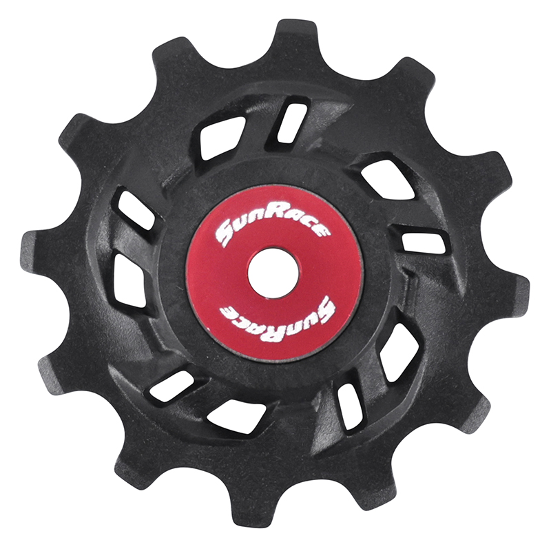 GALET DERAILLEUR SUNRACE 12 DENTS BASE POUR DERAILLEUR 12-11-10V. (VENDU A L'UNITE) - COMPATIBLE SRAM 12V. GALET DERAILLEUR SUNRACE 12 DENTS BASE POUR DERAILLEUR 12-11-10V. (VENDU A L'UNITE) - COMPATIBLE SRAM 12V.