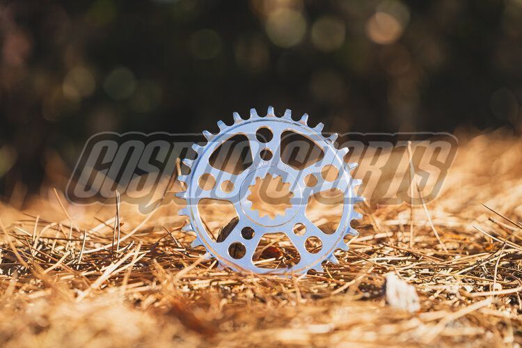 WHITE INDUSTRIES ENO17 TSR DIRECT MOUNT CHAINRING, POLISHED SILVER, 38 Z. WHITE INDUSTRIES ENO17 TSR DIRECT MOUNT CHAINRING, POLISHED SILVER, 38 Z.