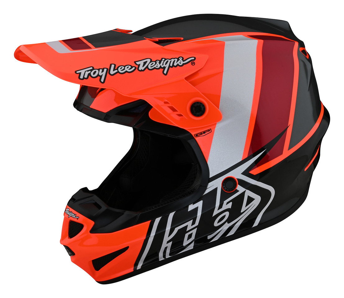 TROY LEE DESIGNS GP HELMET, NOVA, GLO ORANGE, YOUTH, L | 52-53CM / YOUTH