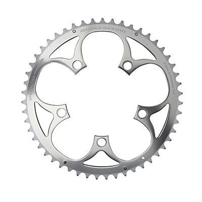 PLATEAU ROUTE 5BRA D.110 TA ZEPHYR 51DTS EXTERIEUR ARGENT ALU 7075 TYPE SHIMANO 9-10V. PLATEAU ROUTE 5BRA D.110 TA ZEPHYR 51DTS EXTERIEUR ARGENT ALU 7075 TYPE SHIMANO 9-10V.