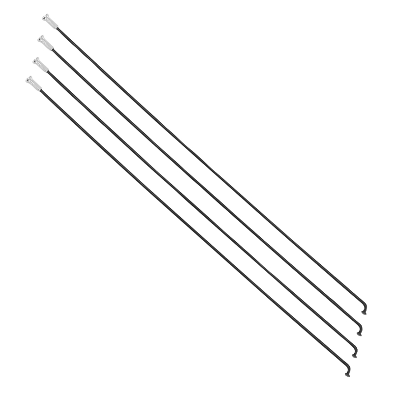 RAYON RENFORCE INOX NOIR 2,0MM AVEC TETE COUDEE EN 2,3MM L 290MM SAPIM AVEC ECROUS (VENDU PAR 4) RAYON RENFORCE INOX NOIR 2,0MM AVEC TETE COUDEE EN 2,3MM L 290MM SAPIM AVEC ECROUS (VENDU PAR 4)
