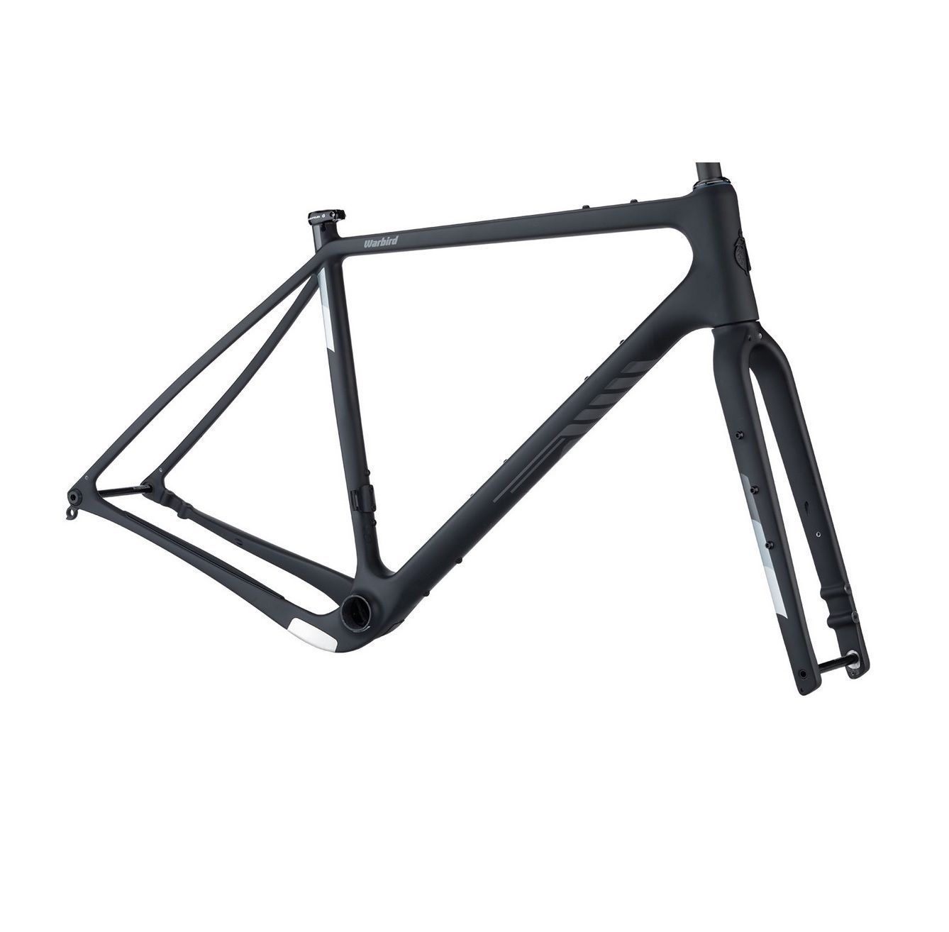 SALSA WARBIRD CARBON GRAVEL FRAMESET, 650B/700C, BLACK, 57.5CM