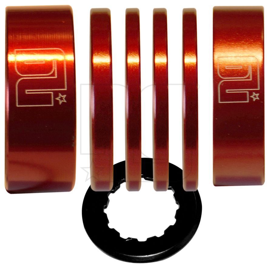 NG SPORTS SINGLESPEED SPACER KIT PRO, RED