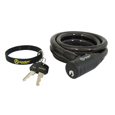 ANTIVOL VELO SPIRAL A CLE AUVRAY SPECIAL LOUEUR DIAM 12 MM L 1.50 M (SANS SUPPORT) (PAR CARTON DE 40) ANTIVOL VELO SPIRAL A CLE AUVRAY SPECIAL LOUEUR DIAM 12 MM L 1.50 M (SANS SUPPORT) (PAR CARTON DE 40)