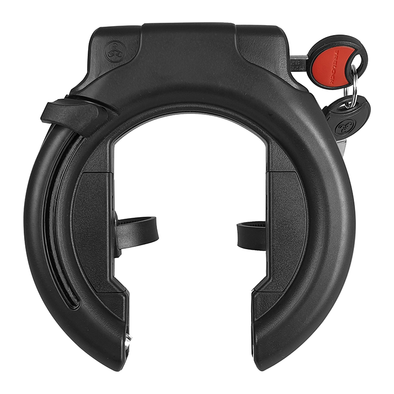 ANTIVOL VELO FER A CHEVAL TRELOCK RS453 NOIR AVEC FIXATION (POUR PNEU BALLON) (ECART POUR PNEU 72MM) ANTIVOL VELO FER A CHEVAL TRELOCK RS453 NOIR AVEC FIXATION (POUR PNEU BALLON) (ECART POUR PNEU 72MM)
