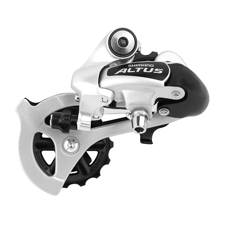 DERAILLEUR VTT ARRIERE SHIMANO 7-8V. ALTUS ARGENT (MONTAGE ATELIER) DERAILLEUR VTT ARRIERE SHIMANO 7-8V. ALTUS ARGENT (MONTAGE ATELIER)