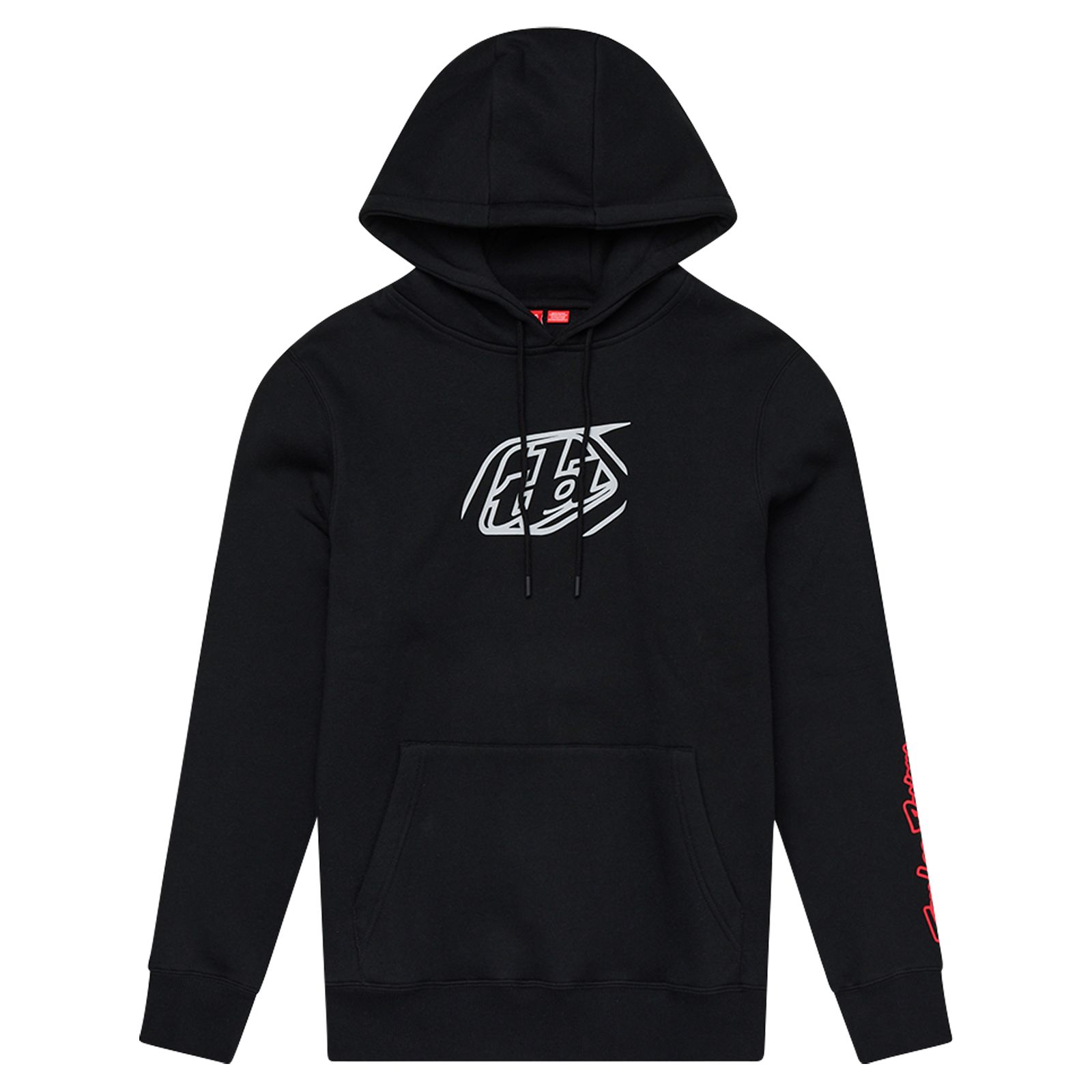 TROY LEE DESIGNS PULLOVER HOODIE, BADGE, BLACK, XL, XL