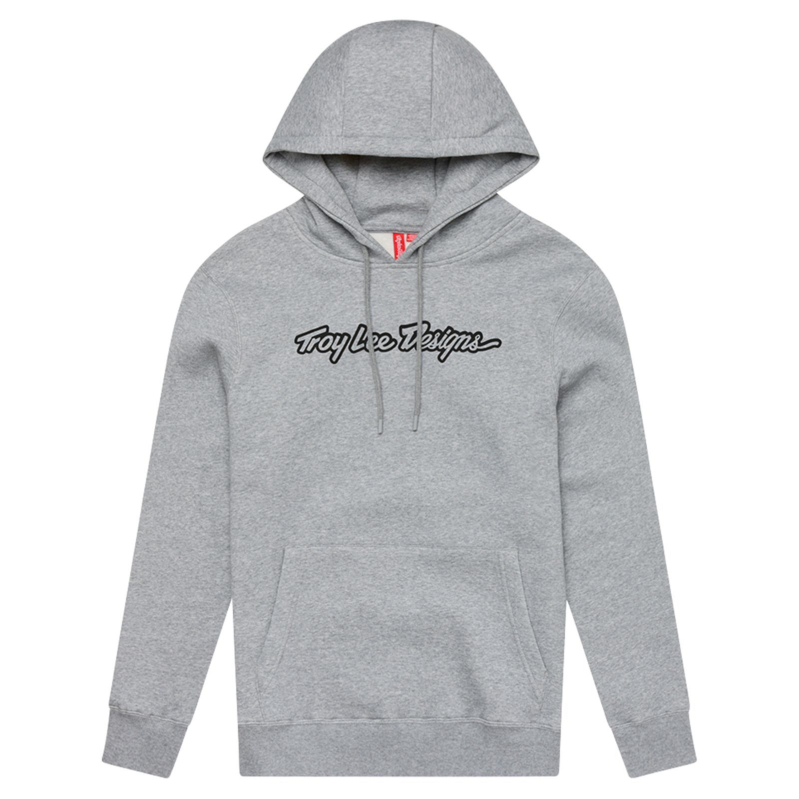 TROY LEE DESIGNS PULLOVER HOODIE, SIGNATURE, GRAY HEATHER, L, L
