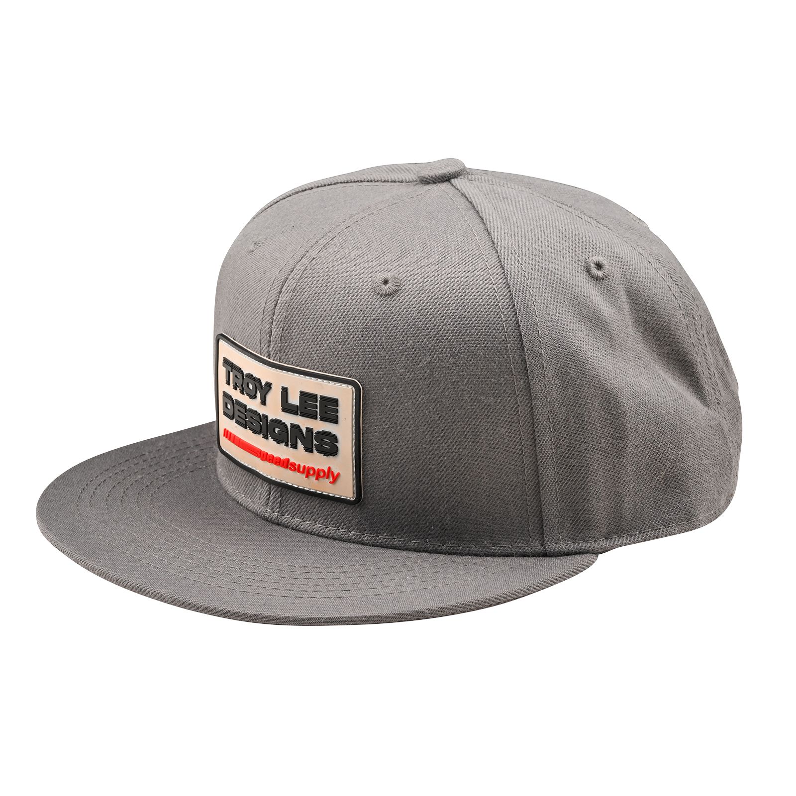 TROY LEE DESIGNS FLAT BILL SNAPBACK CAP, FACTORY, SMOKE BLUE, ONE SIZE, ONE SIZE