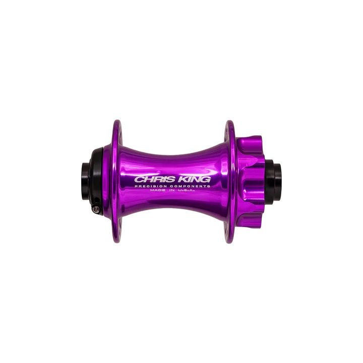 CHRIS KING DISC 6-BOLT BOOST HUB FRONT, 110X20MM, 28 H., STEEL-BEARINGS CHRIS KING DISC 6-BOLT BOOST HUB FRONT, 110X20MM, 28 H., STEEL-BEARINGS