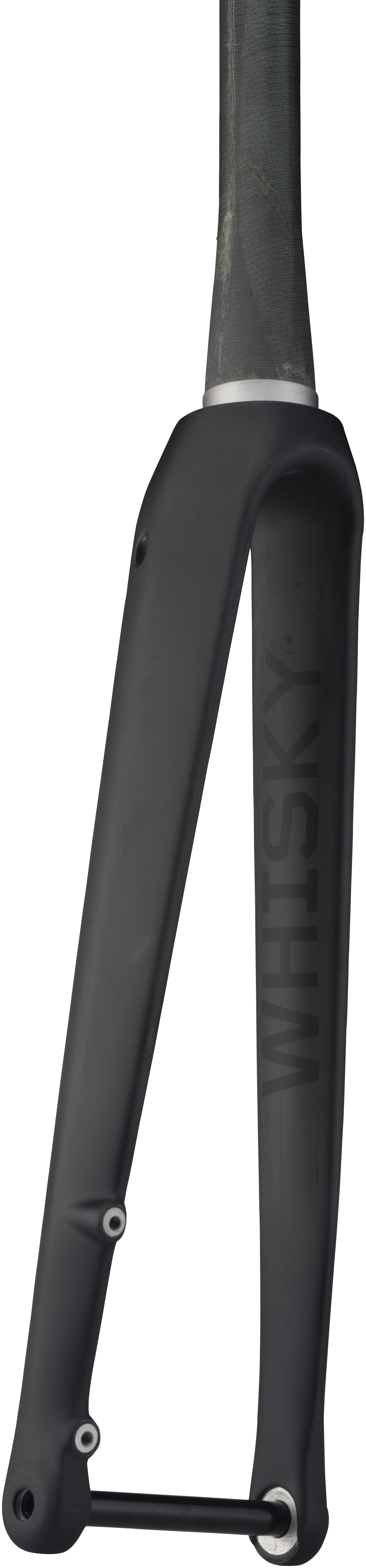 WHISKY NO.7 RD CARBON FORK, 700C, 28.6-40, 45MM, 367MM, 100X12MM, FLAT MOUNT DISC, MATTE BLACK WHISKY NO.7 RD CARBON FORK, 700C, 28.6-40, 45MM, 367MM, 100X12MM, FLAT MOUNT DISC, MATTE BLACK