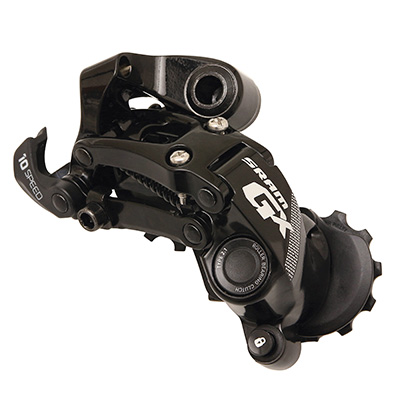 DERAILLEUR VTT ARRIERE SRAM 10V. GX CHAPE COURTE NOIR DERAILLEUR VTT ARRIERE SRAM 10V. GX CHAPE COURTE NOIR