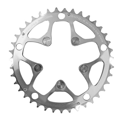 PLATEAU ROUTE 5BRA D.135 TA VENTO TRIPLE 39DTS PORTEUR ARGENT ALU 7075 TYPE SHIMANO 9-10V. PLATEAU ROUTE 5BRA D.135 TA VENTO TRIPLE 39DTS PORTEUR ARGENT ALU 7075 TYPE SHIMANO 9-10V.