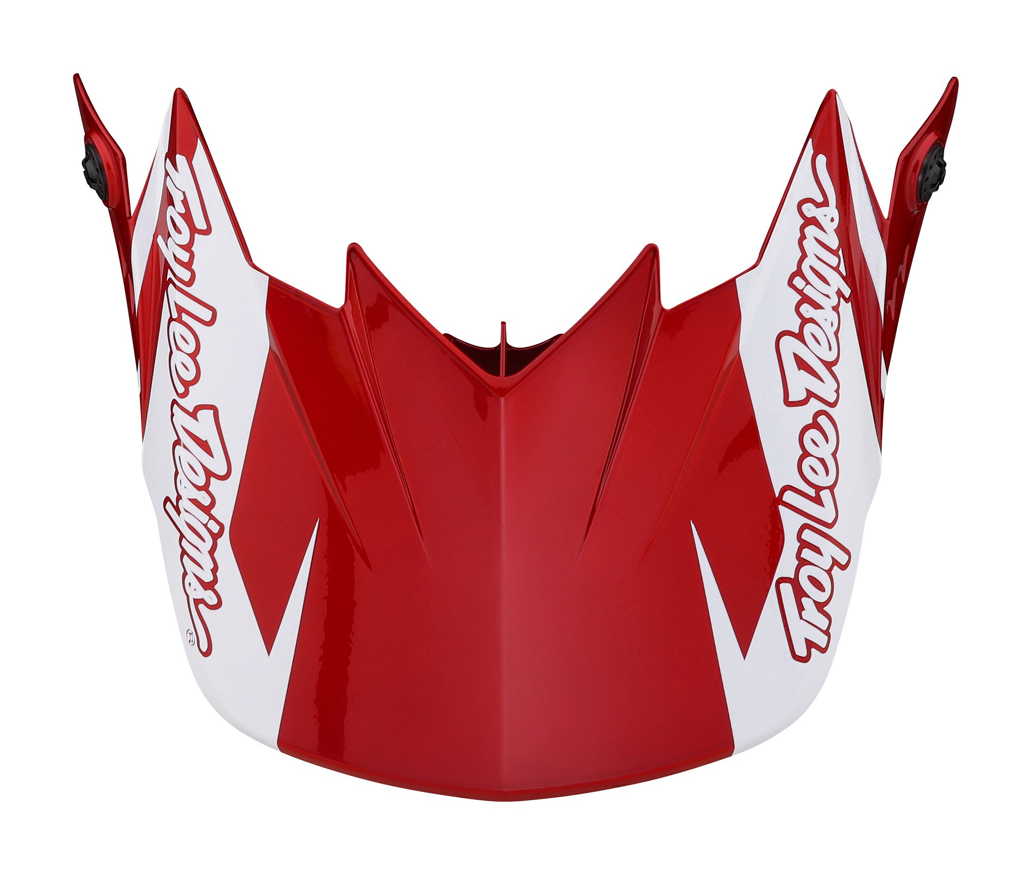 TROY LEE DESIGNS GP HELMET VISOR, SLICE, RED/WHITE, ONE SIZE