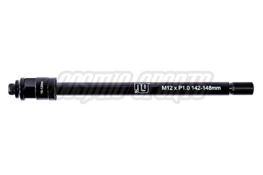 NG SPORTS PACHAI THRU-AXLE FOR TRAILER, RW 12X170MM, M12X1.0, 20MM, BLACK