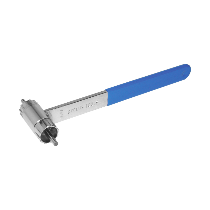 OUTIL PRO DEMONTE CASSETTE CYCLUS POUR SHIMANO ET CAMPAGNOLO AVEC MANCHE OUTIL PRO DEMONTE CASSETTE CYCLUS POUR SHIMANO ET CAMPAGNOLO AVEC MANCHE