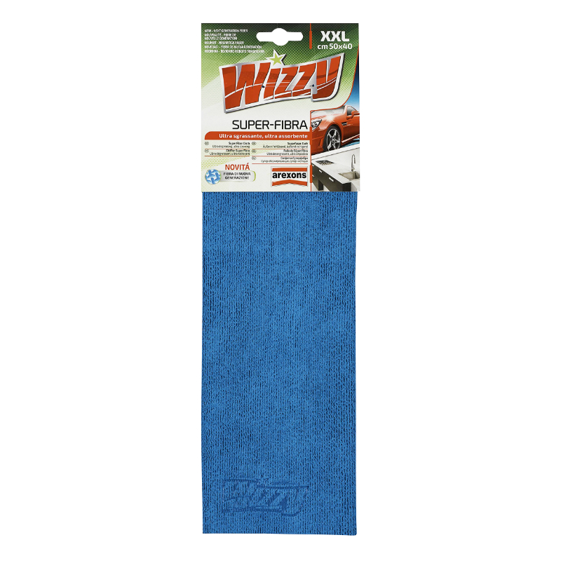 MICROFIBRE-CHIFFON AREXONS WIZZY SUPER FIBRE AVEC REVETEMENT POLYURETHANE 50X40 CM MICROFIBRE-CHIFFON AREXONS WIZZY SUPER FIBRE AVEC REVETEMENT POLYURETHANE 50X40 CM