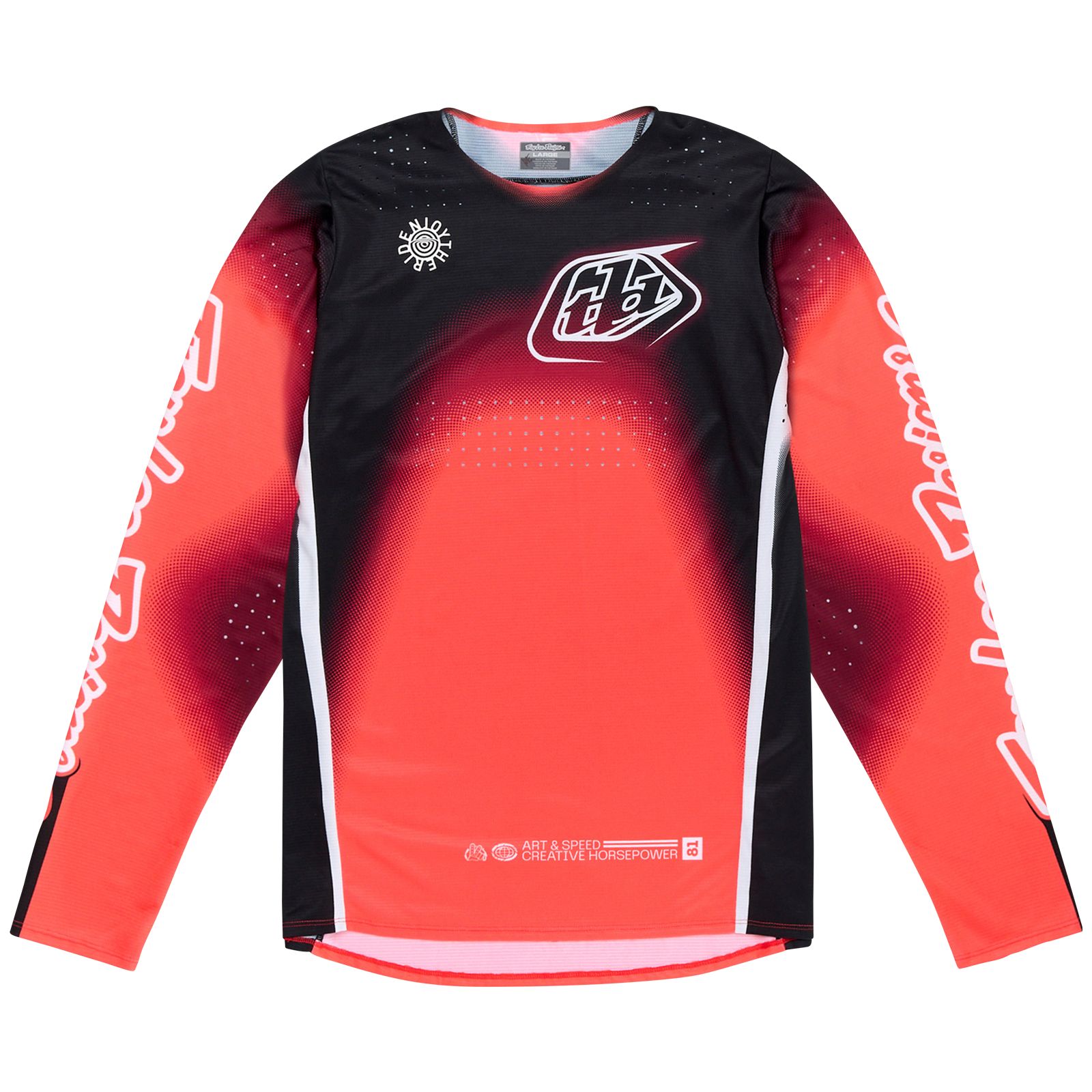 TROY LEE DESIGNS SE PRO JERSEY, ARRAY, INFRA RED/BLACK, L, L TROY LEE DESIGNS SE PRO JERSEY, ARRAY, INFRA RED/BLACK, L, L