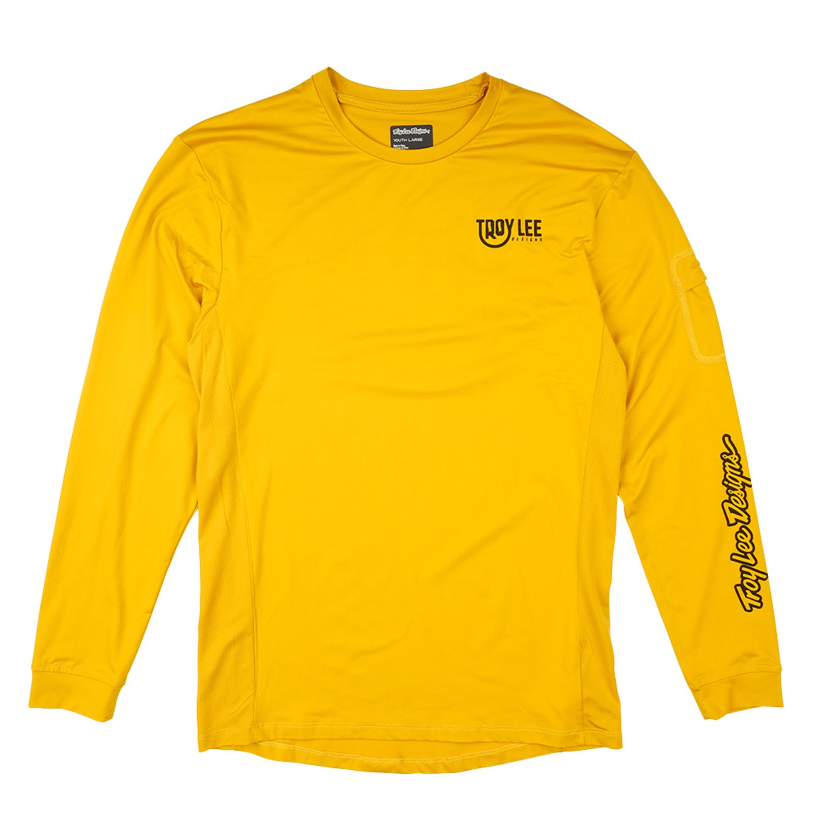 TROY LEE DESIGNS RUCKUS RIDE LS TEE, EYEZ, SAFRON, YOUTH S, KINDER, S