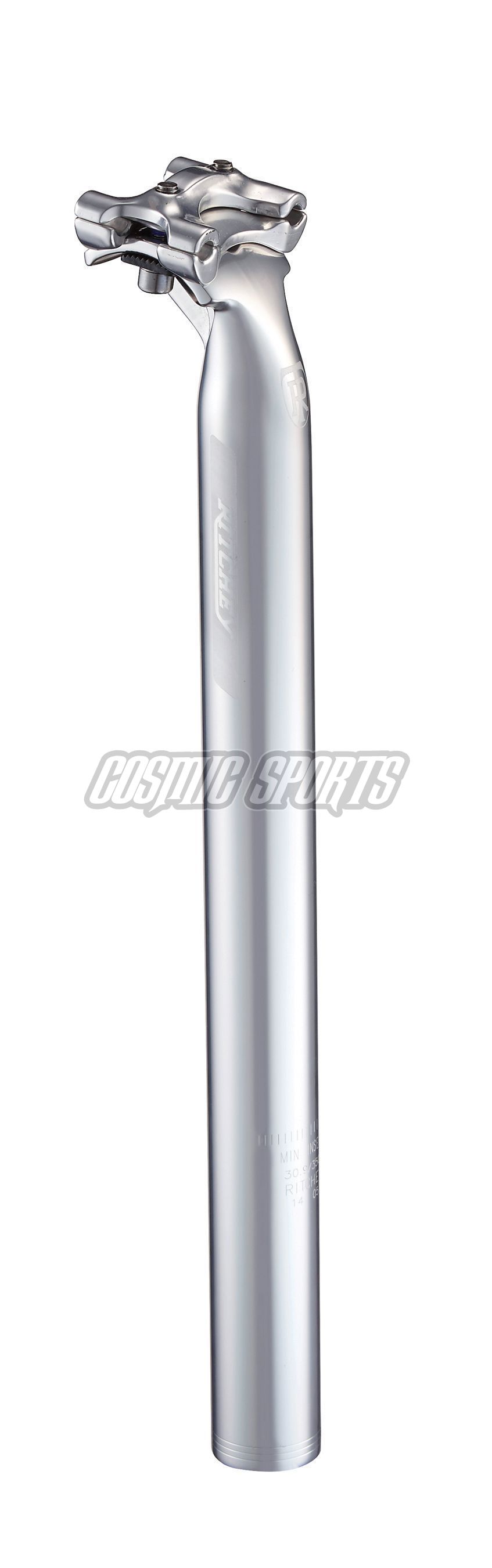 RITCHEY CLASSIC 2-BOLT SEATPOST, 25MM, 350MM, 7X7MM STRUTS, HP SILVER, 27.2