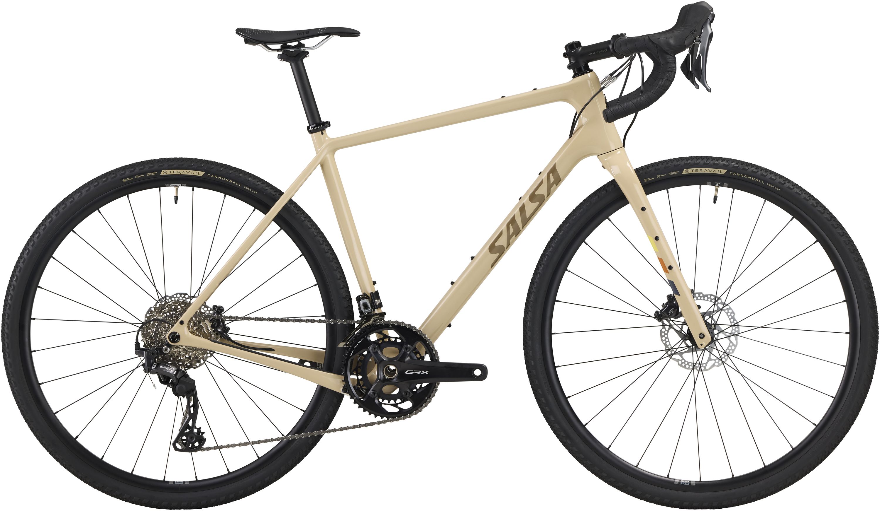 SALSA WARBIRD CARBON GRX 820 2X12 GRAVEL BIKE, 700C, 57.5CM, MUSHROOM