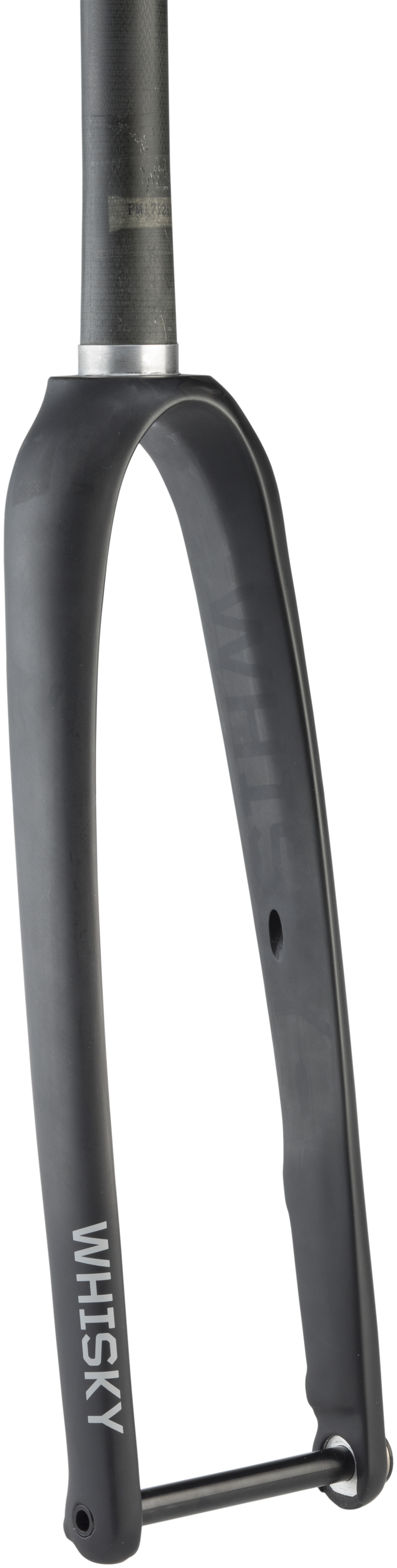 WHISKY NO.9 RD CARBON FORK, 700C, 28.6-33, 45MM, 367MM, 100X12MM, FLAT MOUNT DISC, MATTE BLACK