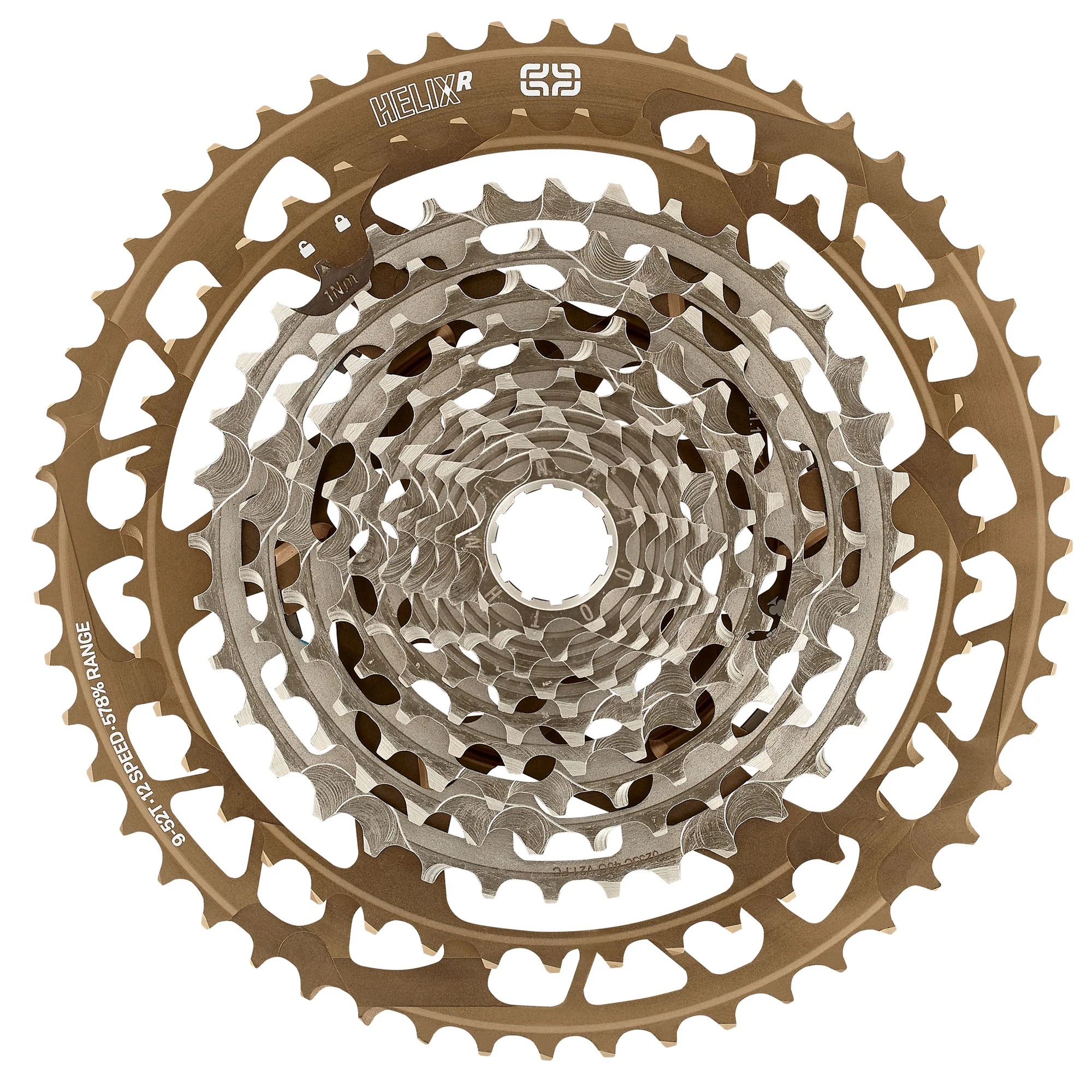 E*THIRTEEN HELIX RACE CASSETTE, 9-52 T., 12-SPD, BRONZE