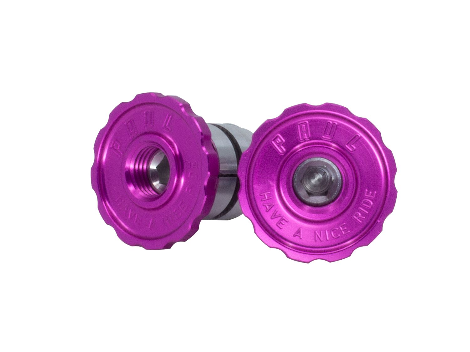 PAUL COMPONENT BËP BAR END PLUGS, PINK PAUL COMPONENT BËP BAR END PLUGS, PINK