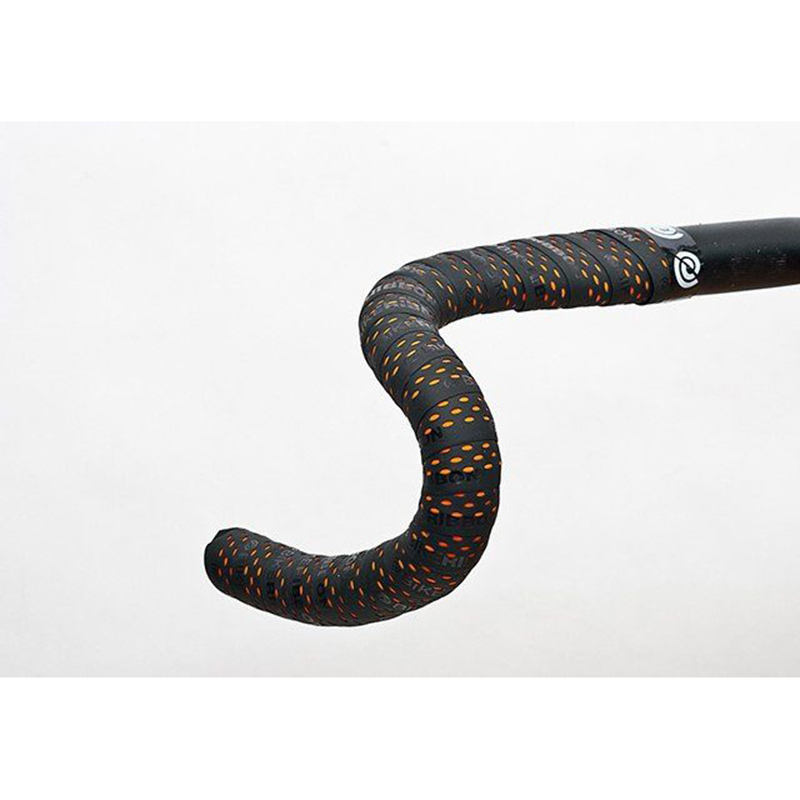 RUBAN DE GUIDON - CINTRE BIKE RIBBON DROP NOIR-ORANGE RUBAN DE GUIDON - CINTRE BIKE RIBBON DROP NOIR-ORANGE