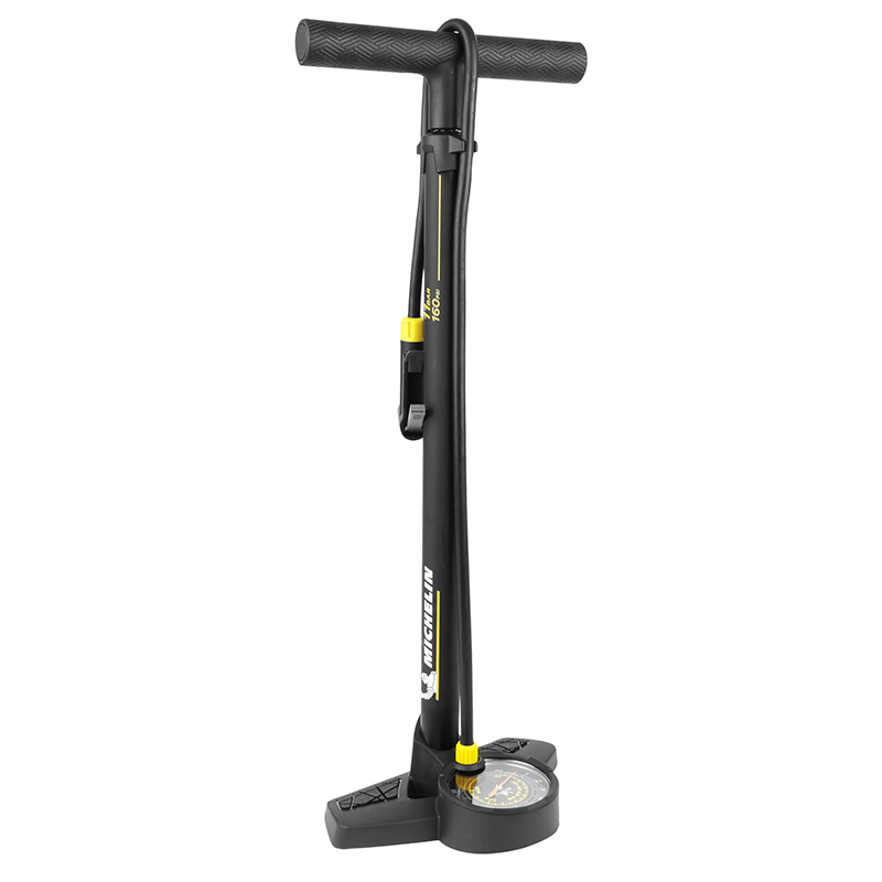 POMPE A PIED MICHELIN AIR CONTROL ACIER NOIR AVEC MANOMETRE ANALOGIQUE 11BARS RACCORD CLEVER VALVE VP-VS POMPE A PIED MICHELIN AIR CONTROL ACIER NOIR AVEC MANOMETRE ANALOGIQUE 11BARS RACCORD CLEVER VALVE VP-VS