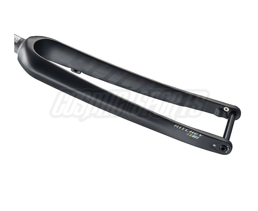 RITCHEY WCS CARBON CROSS DISC FORK, 700C, 28.6-33, 45MM, 395MM, 100/12MM, FLAT MOUNT