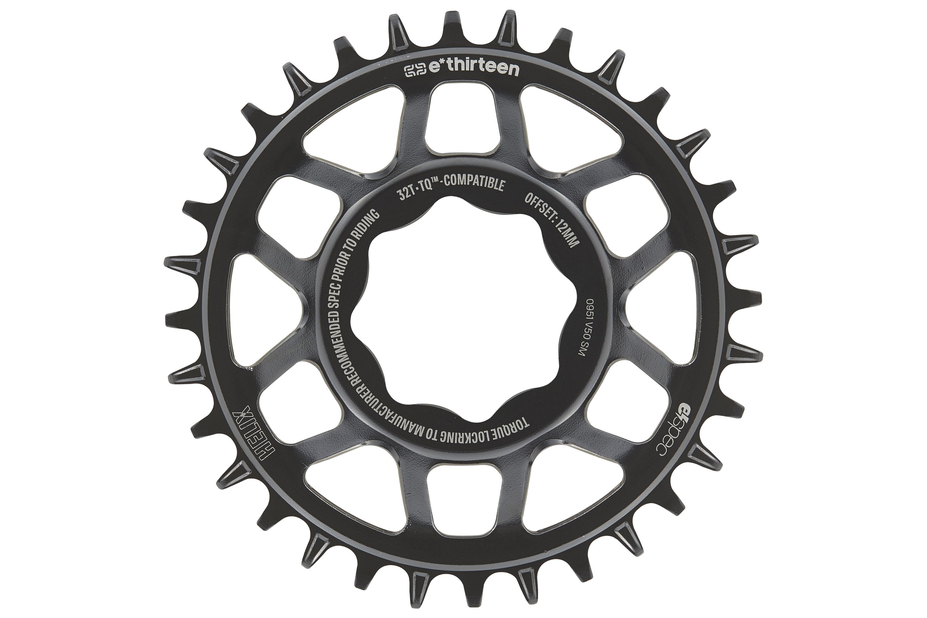 E*THIRTEEN HELIX CORE E*SPEC TQ HPR50 DIRECT MOUNT CHAINRING, 32 Z., 55MM CHAINLINE, 12MM OFFSET, E*THIRTEEN HELIX CORE E*SPEC TQ HPR50 DIRECT MOUNT CHAINRING, 32 Z., 55MM CHAINLINE, 12MM OFFSET,