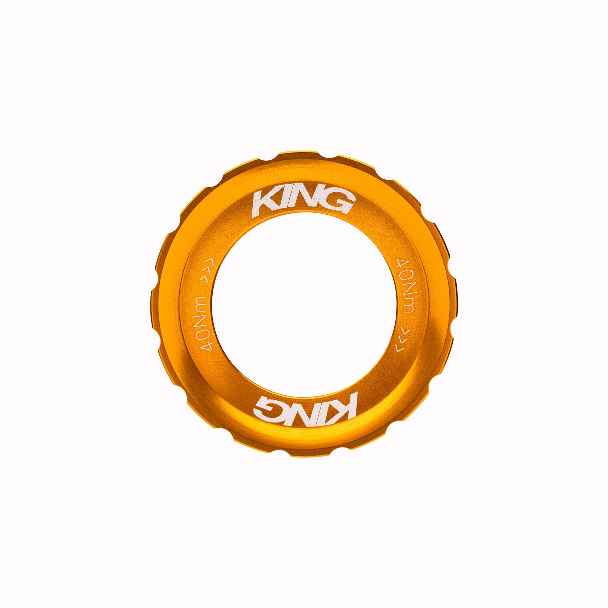 CHRIS KING CENTERLOCK LOCKRING, EXTERNAL SPLINE, GOLD CHRIS KING CENTERLOCK LOCKRING, EXTERNAL SPLINE, GOLD