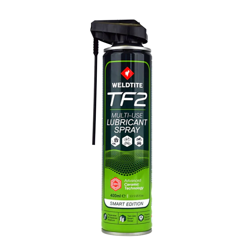 LUBRIFIANT VELO MULTI-USAGE WELDTITE TF2 CERAMIQUE (AVEC TETE SMART AEROSOL 400ML) LUBRIFIANT VELO MULTI-USAGE WELDTITE TF2 CERAMIQUE (AVEC TETE SMART AEROSOL 400ML)