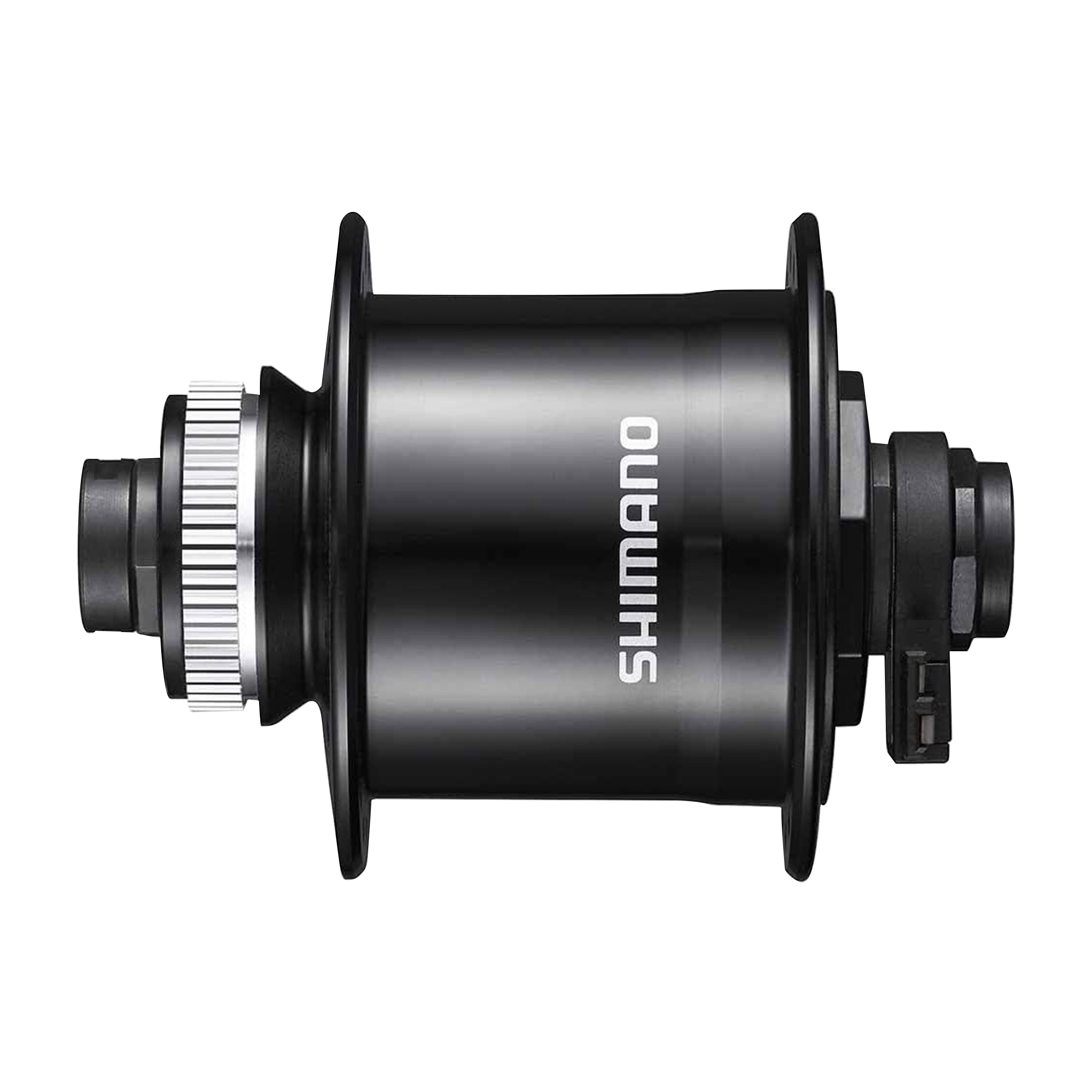 MOYEU CITY SHIMANO UR705 POUR DYNAMO 6V-3W NOIR 32 TROUS AXE TRAVERSANT POUR FREIN DISQUE CENTERLOCK