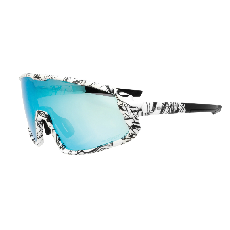 LUNETTES VELO ADULTE GIST NEXT MONTURE POP BLANC (3 VERRES INTERCHANGEABLES - PROTECTION 100% UV - UVA - UVB) VISION OPTIMALE, ULTRA ADHERENTES, TRES RESISTANTES (VERRE CAT 3) LUNETTES VELO ADULTE GIST NEXT MONTURE POP BLANC (3 VERRES INTERCHANGEABLES - PROTECTION 100% UV - UVA - UVB) VISION OPTIMALE, ULTRA ADHERENTES, TRES RESISTANTES (VERRE CAT 3)