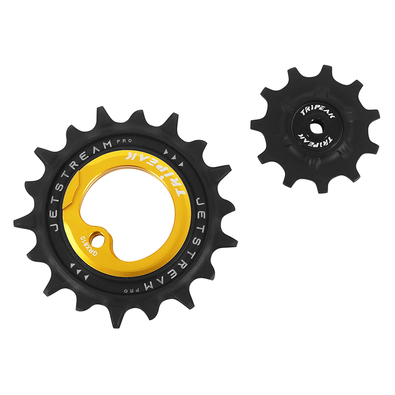 GALET DERAILLEUR AOPW TRIPEAK 11-18 DENTS CERAMIQUE 12-11X2V. SHIMANO GRX RX810 - 815 - 820 OR (JEU DE 2) (GARANTIE 4 ANS) GALET DERAILLEUR AOPW TRIPEAK 11-18 DENTS CERAMIQUE 12-11X2V. SHIMANO GRX RX810 - 815 - 820 OR (JEU DE 2) (GARANTIE 4 ANS)