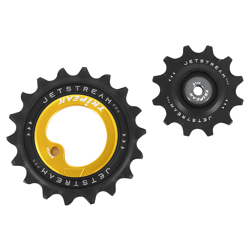 GALET DERAILLEUR AOPW TRIPEAK 12-18 DENTS CERAMIQUE 11X2V. SHIMANO DURA-ACE R9100 OR (JEU DE 2) (GARANTIE 4 ANS) GALET DERAILLEUR AOPW TRIPEAK 12-18 DENTS CERAMIQUE 11X2V. SHIMANO DURA-ACE R9100 OR (JEU DE 2) (GARANTIE 4 ANS)