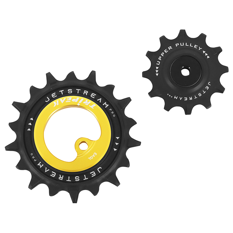 GALET DERAILLEUR AOPW TRIPEAK 12-18 DENTS CERAMIQUE 12X1V. SRAM VTT EAGLE AXS OR (JEU DE 2) (GARANTIE 4 ANS) GALET DERAILLEUR AOPW TRIPEAK 12-18 DENTS CERAMIQUE 12X1V. SRAM VTT EAGLE AXS OR (JEU DE 2) (GARANTIE 4 ANS)