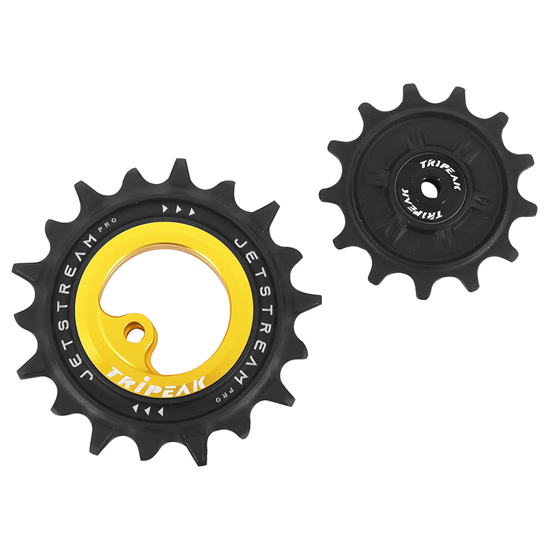 GALET DERAILLEUR AOPW TRIPEAK 13-18 DENTS CERAMIQUE 12X1-11X2V. SHIMANO DEORE XT 8100-8130 SLX 7120-7100 GRX 822 OR (JEU DE 2) (GARANTIE 4 ANS) GALET DERAILLEUR AOPW TRIPEAK 13-18 DENTS CERAMIQUE 12X1-11X2V. SHIMANO DEORE XT 8100-8130 SLX 7120-7100 GRX 822 OR (JEU DE 2) (GARANTIE 4 ANS)