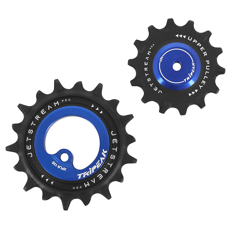GALET DERAILLEUR AOPW TRIPEAK 14-18 DENTS CERAMIQUE 13X1V. SRAM AXS FORCE XPLR BLEU FONCE (JEU DE 2) (GARANTIE 4 ANS) GALET DERAILLEUR AOPW TRIPEAK 14-18 DENTS CERAMIQUE 13X1V. SRAM AXS FORCE XPLR BLEU FONCE (JEU DE 2) (GARANTIE 4 ANS)