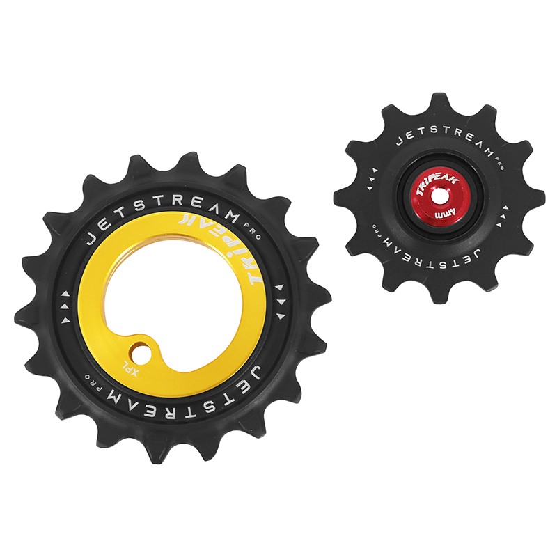 GALET DERAILLEUR AOPW TRIPEAK 12-18 DENTS CERAMIQUE 12X1V. SRAM AXS XPLR RED-FORCE-RIVAL OR (JEU DE 2) (GARANTIE 4 ANS) GALET DERAILLEUR AOPW TRIPEAK 12-18 DENTS CERAMIQUE 12X1V. SRAM AXS XPLR RED-FORCE-RIVAL OR (JEU DE 2) (GARANTIE 4 ANS)